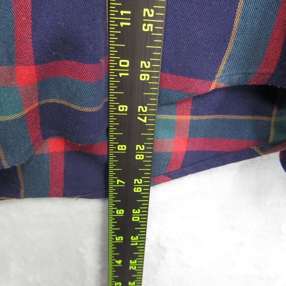 Polo Ralph Lauren Shirt Mens Large Tartan Plaid Window Pane Classic Button Down - Picture 9 of 10